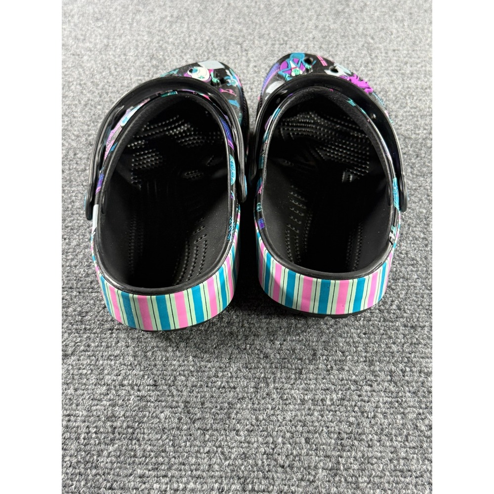 Disney Haunted Mansion Crocs Classic Clogs Black Multi Color Mens 6 Womens 8 - Picture 5 of 6